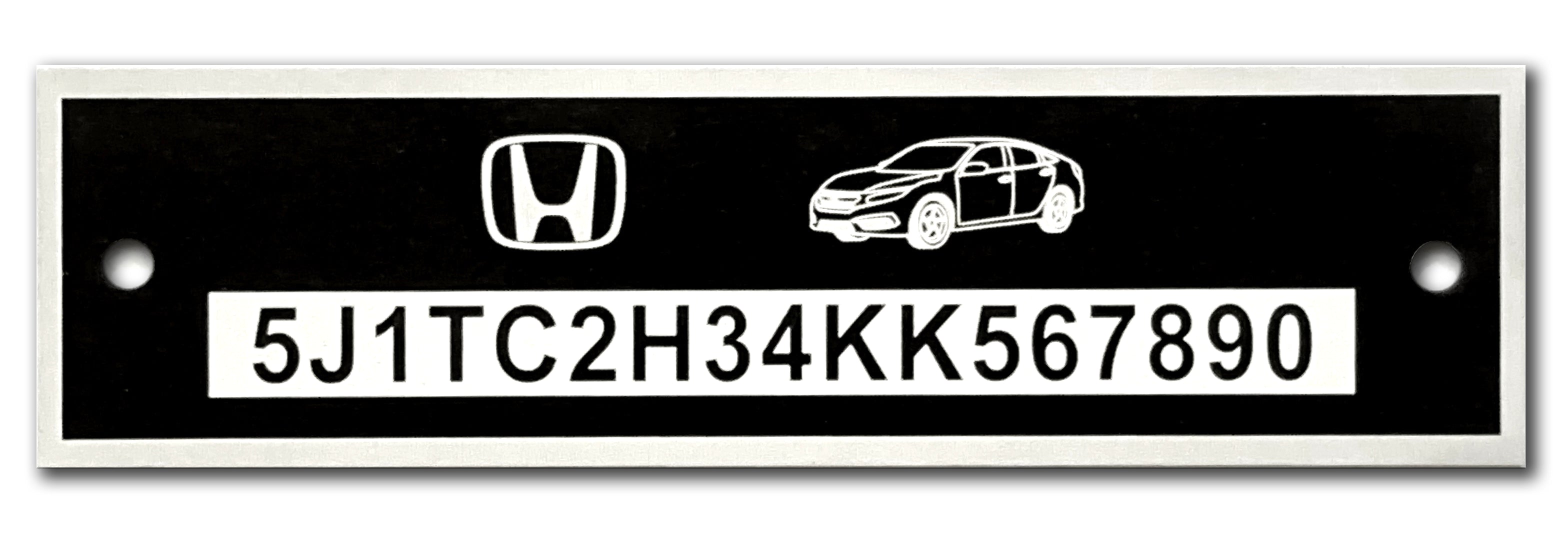 Custom Laser-Engraved VIN/HIN Tag | 1