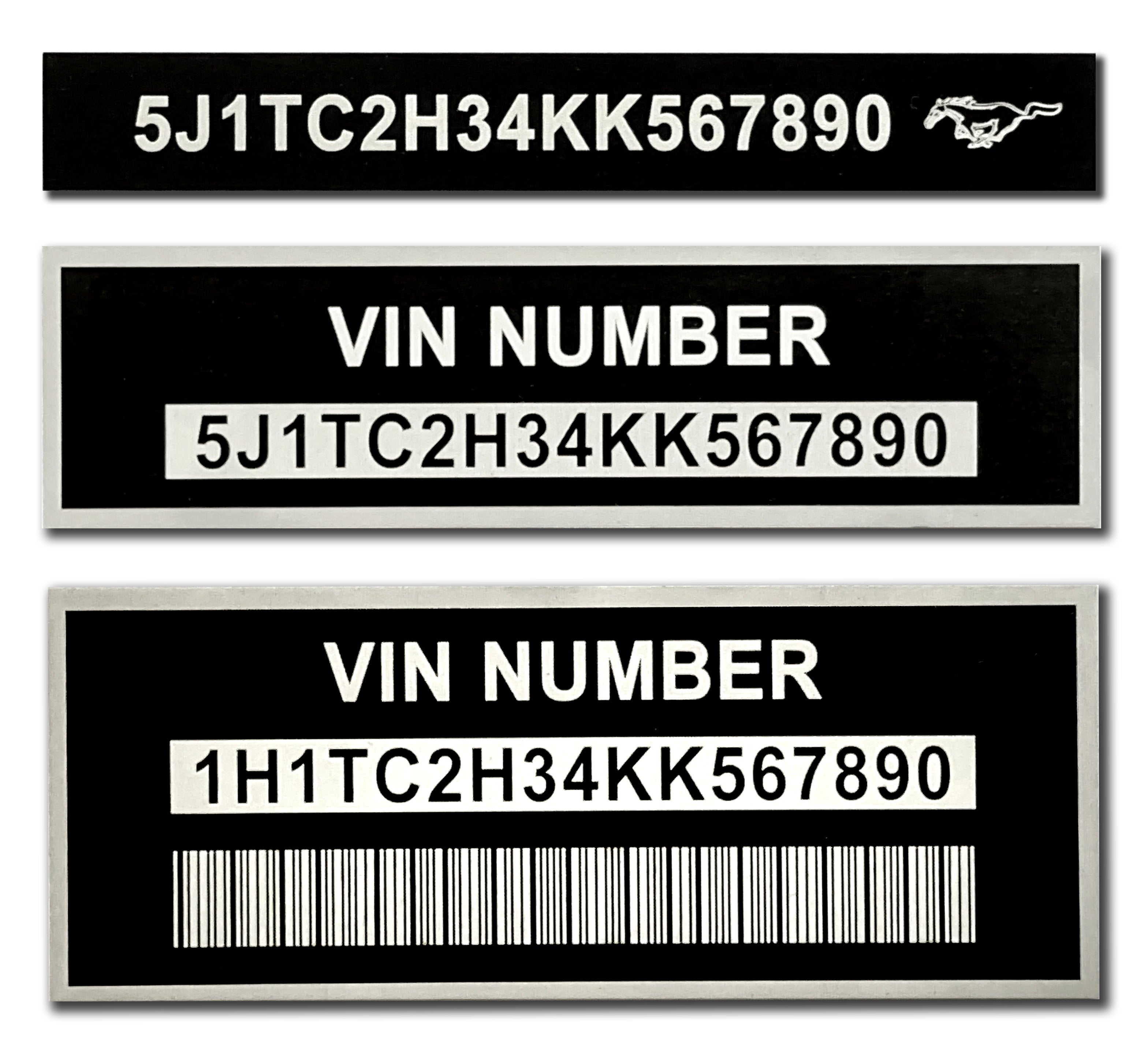 Custom Laser-Engraved VIN/HIN Tag | 1