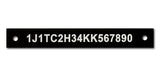 Custom Engraved Outdoor VIN Tag Vehicle Identification Number Cars Trucks Trailers RVs Motorcycles - EnMEngraving
