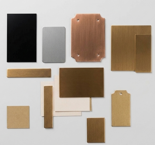 Assorted Blank Engraving Plate - 20 pcs Sample Pack - EnMEngraving