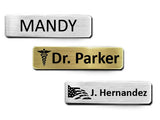 Heavy Gauge Military Style Name Badge - enmengraving
