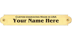 Custom Engrave Metal Nameplate Decorative Ends - enmengraving