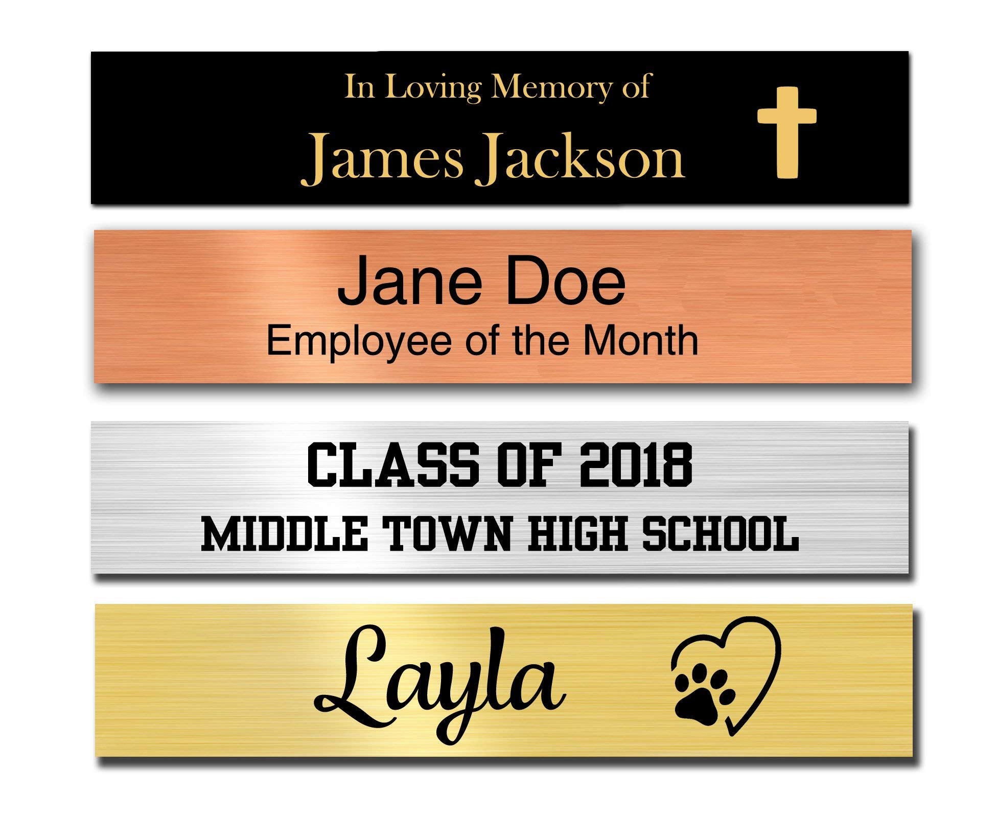 Custom Engraved Nameplates, Brass & Aluminum Plates | EnMEngraving