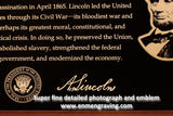 8"x10" Memorial Plaque with Engraved Photo, Black Color Brass Plates Gold Text, Custom Engraved - enmengraving