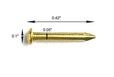 Gold Color Escutcheon Pins Nails - EnMEngraving