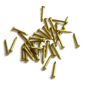 Gold Color Escutcheon Pins Nails - EnMEngraving