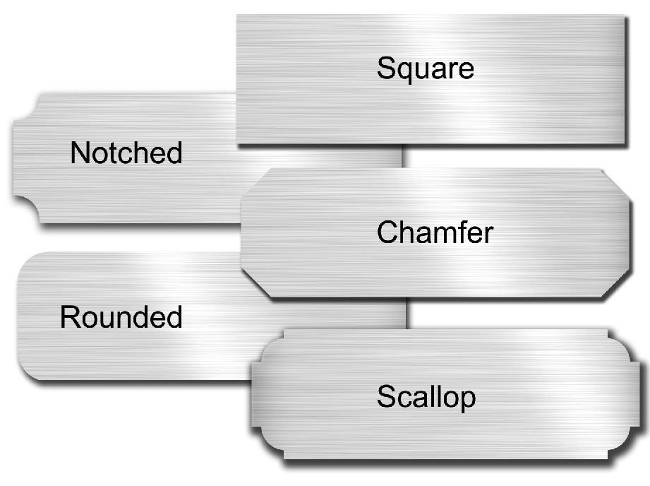 0.75" H x 4.25" W, Blank Engravable Name Plate - EnMEngraving